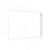 Flush mounting frame 1150x790x40 white -