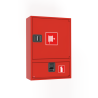 PV-202RR w/o hose assembly, SST red - Stainless steel fire hydrant cabinet
