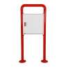 PV-10 Fire hydrant cabinet floor stand, red -