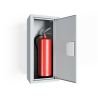 PV-5/12 Fire extinguisher cabinet, grey * -