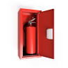 PV-5/12 Fire extinguisher cabinet, red * -