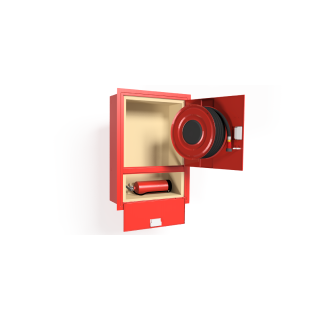 Fire-insulated fire hydrant cabinets